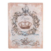 Set 3 cutii tip Carte Paris lemn multicolor 27x22x7 cm, 22x17x6 cm, 17x12x4 cm