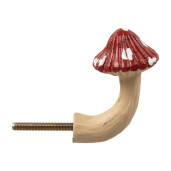 Buton mobilier Ciupercuta portelan multicolor 3x4x6 cm / S3 cm