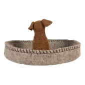 Tava decorativa Catelus textil Ø 19x10 cm