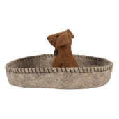 Tava decorativa Catelus textil Ø 19x10 cm