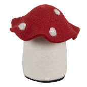 Decoratiune Ciupercuta textil multicolor 20x20x18 cm