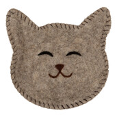 Tava decorativa Pisicuta textil 15x16x4 cm