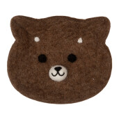 Tava decorativa Ursulet textil 15x13x3 cm