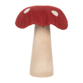 Ciupercuta decorativa textil multicolor 14x14x17 cm