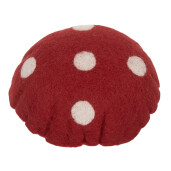 Ciupercuta decorativa textil multicolor 12x12x15 cm