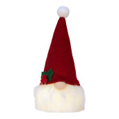 Figurina Mos Craciun multicolor cu led 10x10x25 cm