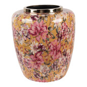 Vaza flori metal multicolor Flowers Ø 33x36 cm