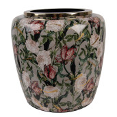 Vaza flori metal multicolor Flowers Ø 25x25 cm