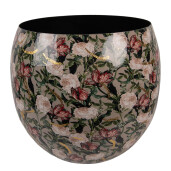 Vaza flori metal multicolor Flowers Ø 28x25 cm