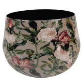 Vaza flori metal multicolor Flowers Ø 13x10 cm