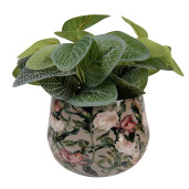 Vaza flori metal multicolor Flowers Ø 13x10 cm