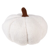 Dovleac Halloween decorativ poliester alb maro Ø 35x22 cm