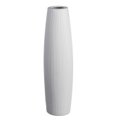 Vaza flori ceramica alba Blanque  16 x 56 cm