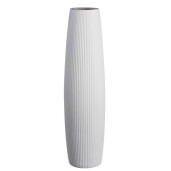 Vaza flori ceramica alba  19,5 x 76 cm