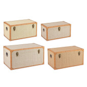 Set 4 cufere depozitare Wilfred 51x28x26h; 58x32x30h; 65x36x34h; 72x40x38h