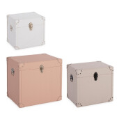 Set 3 cufere depozitare Merryn 34x28x33h; 42x34x41h; 50x40x49h