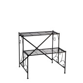 Raft pardoseala fier negru 60 x 49 x 59 cm