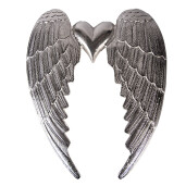 Aripi Inger aluminiu argintiu 38x3x46 cm