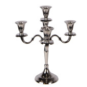 Sfesnic aluminiu argintiu 22x22x28 cm