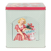 Cutie depozitare metal multicolor  16x10x18 cm