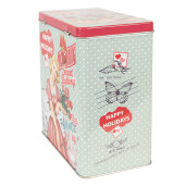 Cutie depozitare metal multicolor  16x10x18 cm