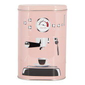 Set 2 cutii depozitare cafea metal multicolor 13x9x20 cm, 11x7x18 cm