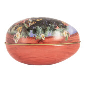 Ou decorativ Paste metal 7x11x7 cm