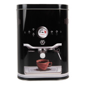 Cutie depozitare cafea metal multicolor 14x8x19 cm