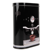 Cutie depozitare cafea metal multicolor 14x8x19 cm