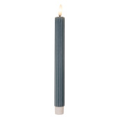 Set 2 lumanari cu led ceara albastra Ø 2x25 cm