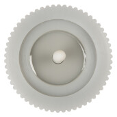 Lumanare ceara gri cu led Ø 8x13 cm