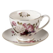 Set 6 cesti portelan 12x9x7 cm, 13x2 cm, 200 ml