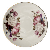 Set ceasca cu farfurioara portelan 12x9x7 cm, 13x2 cm, 200 ml