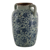 Vaza ceramica verde albastra 19x18x29 cm