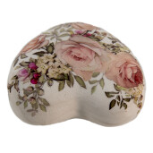 Decoratiune Inimioare ceramica multicolora 11x11x4 cm