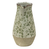 Carafa decorativa ceramica bej verde 20x14x25 cm