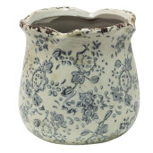 Set 2 ghivece flori ceramica 12x12 cm