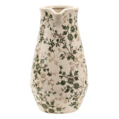 Carafa decorativa ceramica verde bej 20x14x25 cm