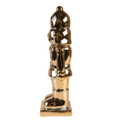 Figurina Spargatorul de Nuci portelan auriu 6x6x20 cm