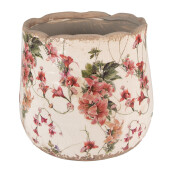 Ghiveci flori ceramica multicolora 18x16 cm