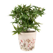 Ghiveci flori ceramica multicolora 14x13 cm