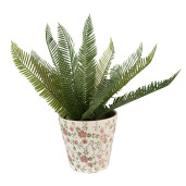 Ghiveci flori ceramica multicolora 17x16 cm