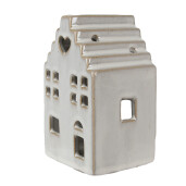 Candela Casuta portelan bej 9x7x14 cm