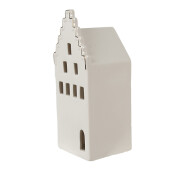 Casuta decorativa portelan bej 7x6x16 cm
