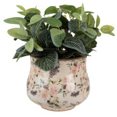 Ghiveci flori ceramica multicolora Roses 22x18 cm