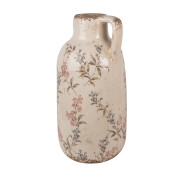 Carafa decorativa ceramica multicolora Flower 13x25 cm