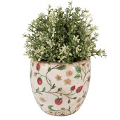 Ghiveci flori ceramica multicolora 14x14 cm