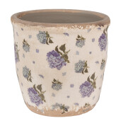Ghiveci flori ceramica multicolora Hortensii 13x12 cm
