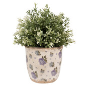 Ghiveci flori ceramica multicolora Hortensii 13x12 cm