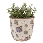 Set 2 ghivece flori ceramica Hortensii 11x10 cm